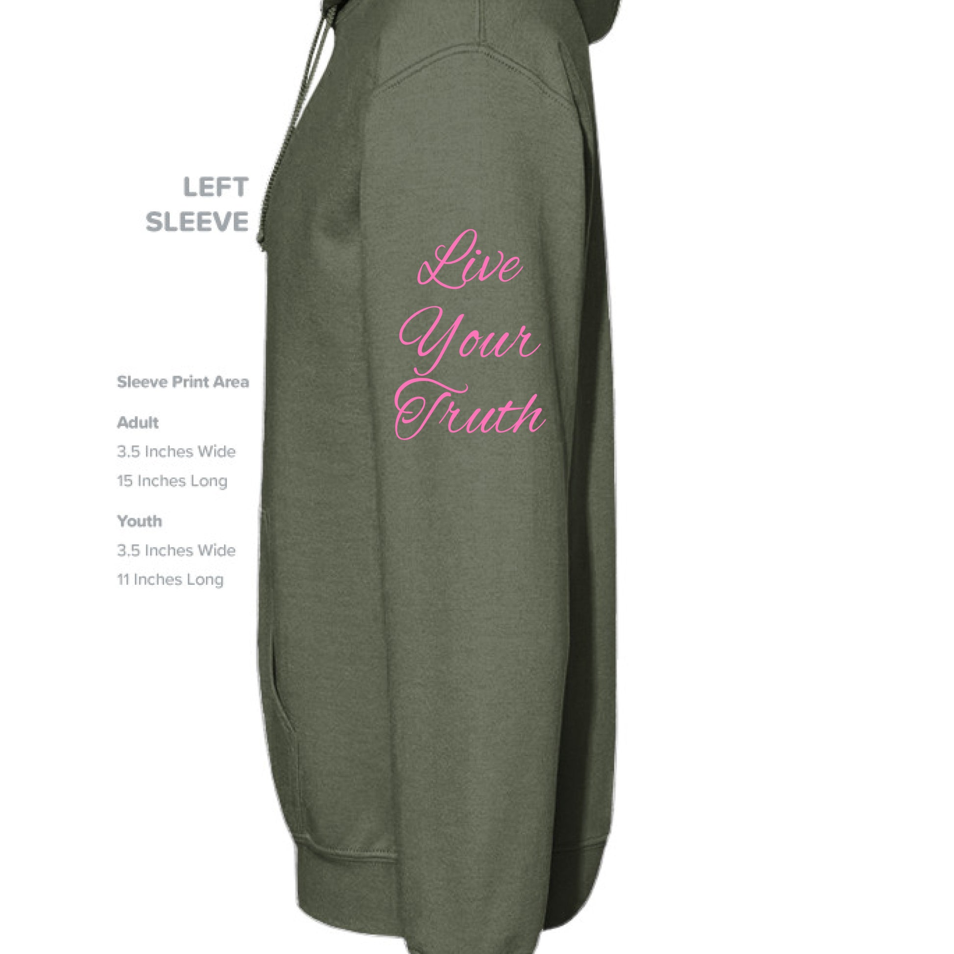 MILITARY GREEN - SLEEVE_LEFT