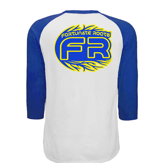 WHITE / ROYAL - BACK