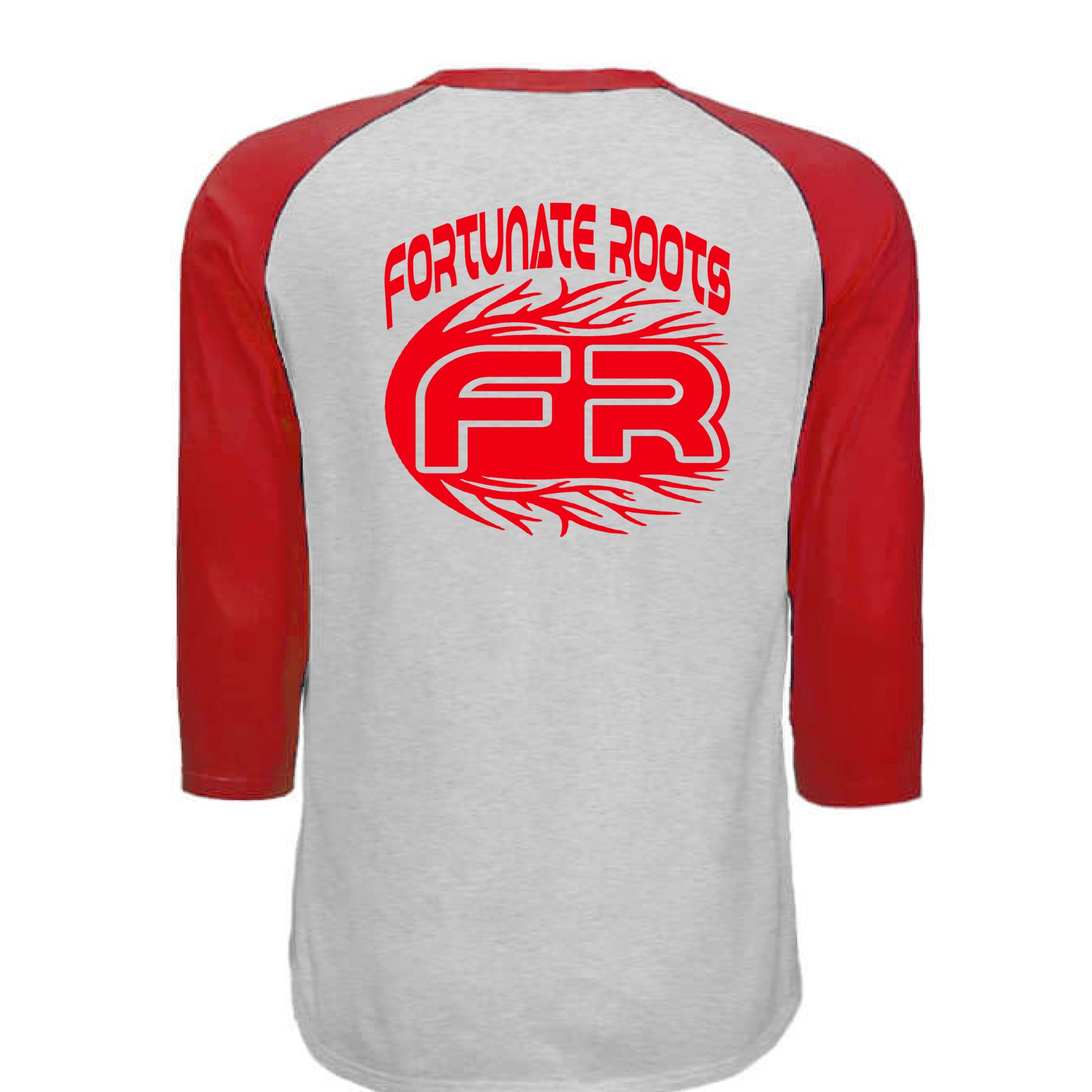HEATHER GREY / RED - BACK