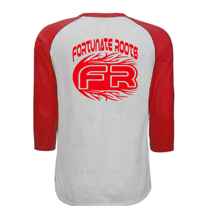 HEATHER GREY / RED - BACK
