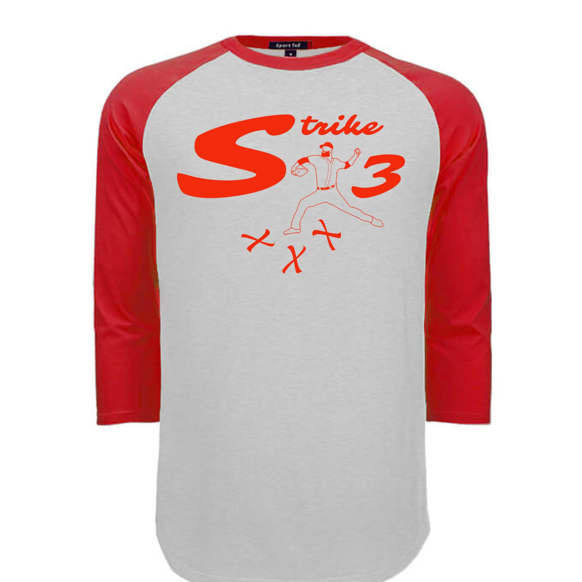 HEATHER GREY / RED - FRONT