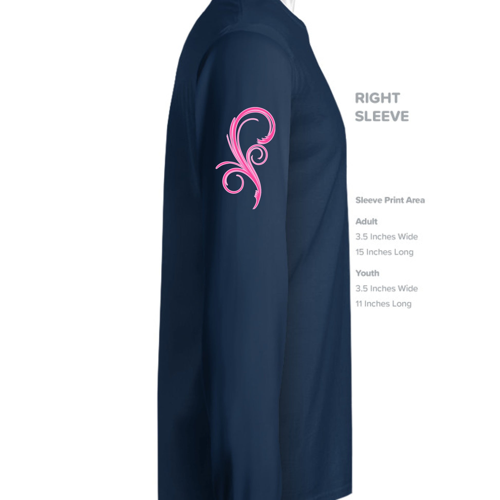 SOLID NAVY BLEND - SLEEVE_RIGHT