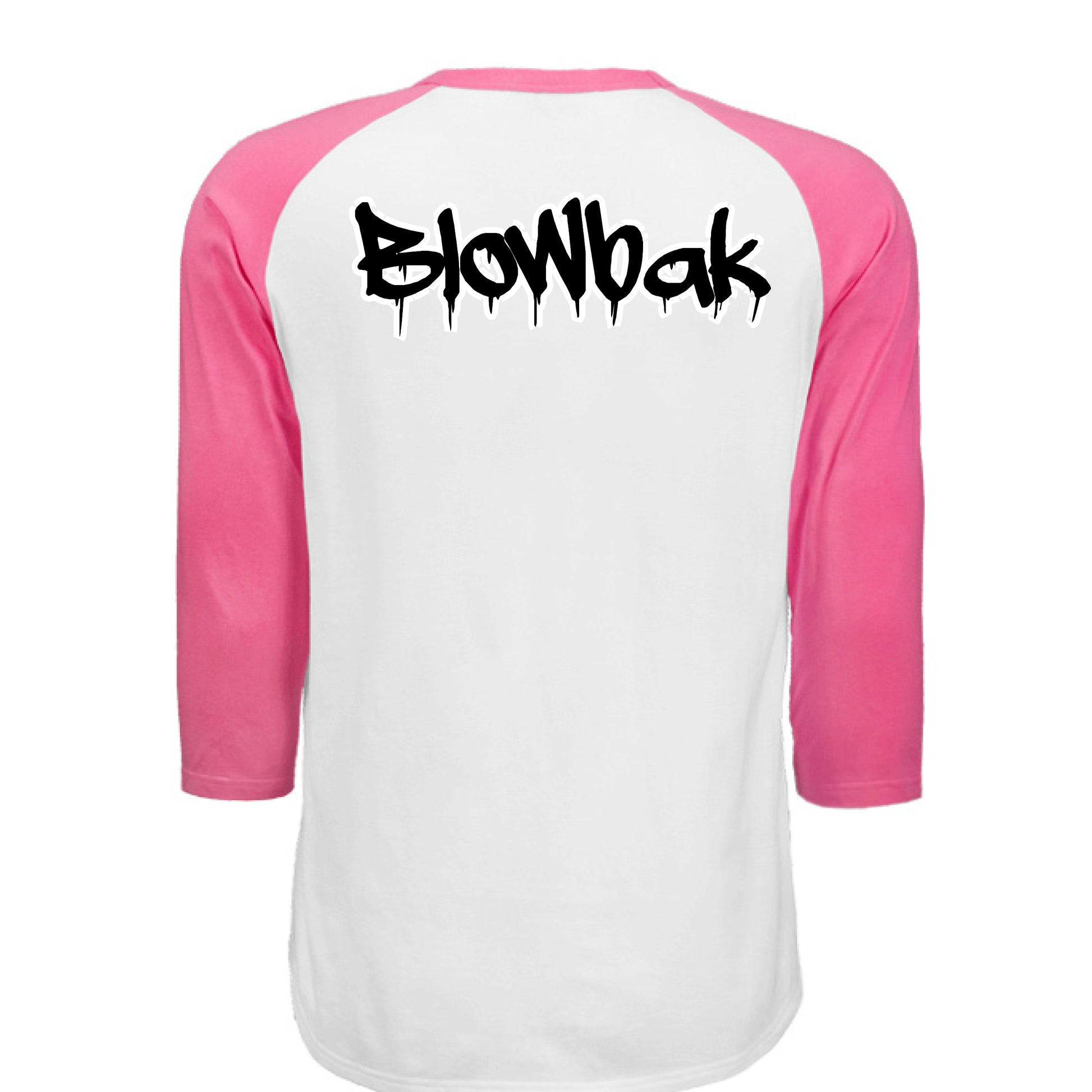 WHITE / BRIGHT PINK - BACK