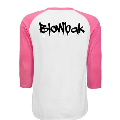 WHITE / BRIGHT PINK - BACK