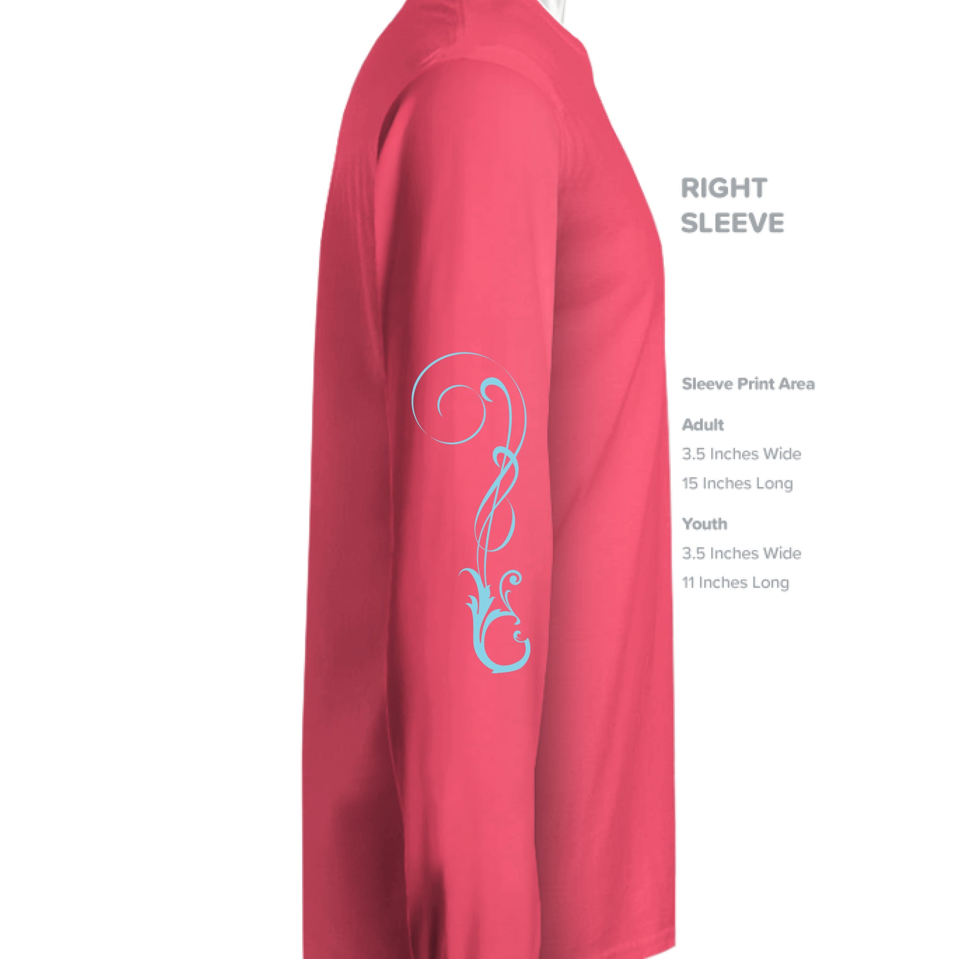 Hot Coral - SLEEVE_RIGHT