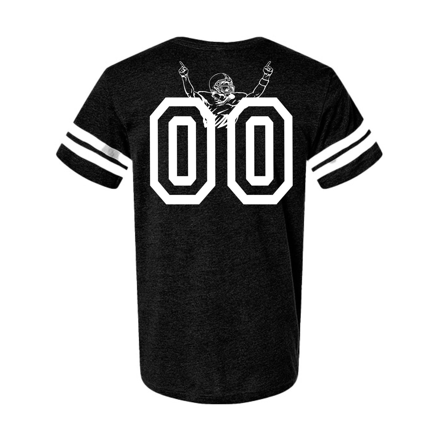 Black Solid/ White - BACK