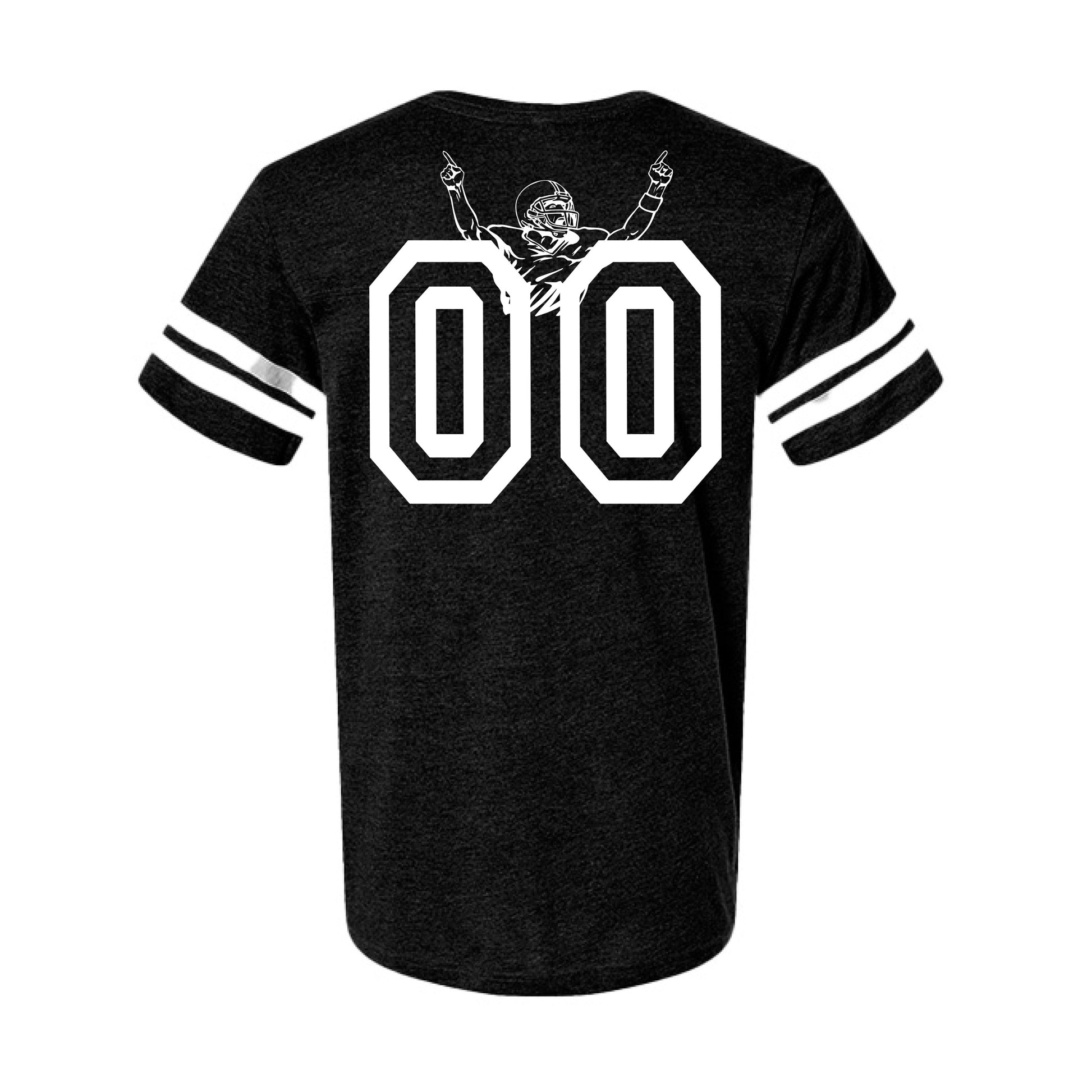 Black Solid/ White - BACK