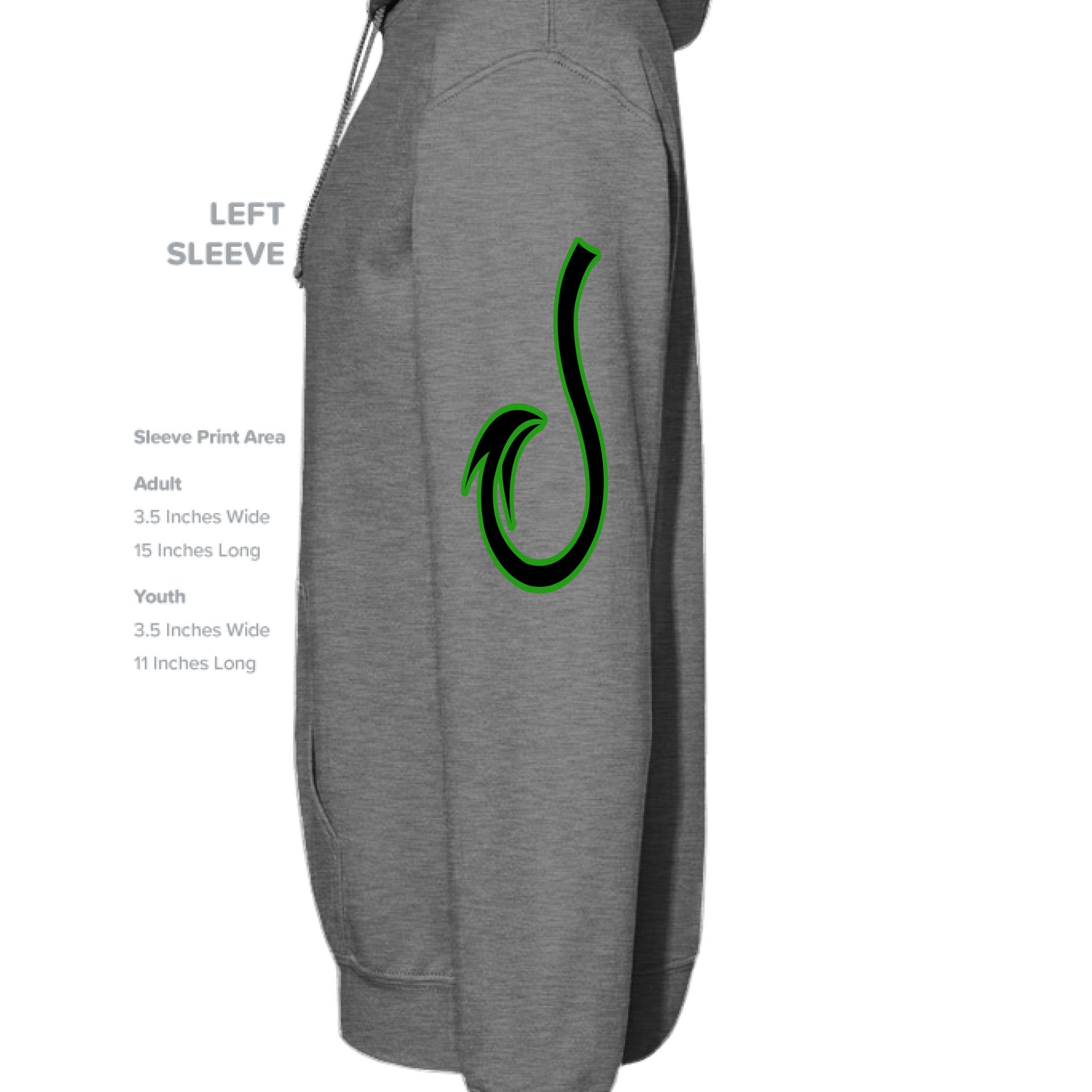 GRAPHITE HEATHER - SLEEVE_LEFT