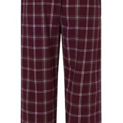 Varsity Maroon Oxford Plaid - BACK