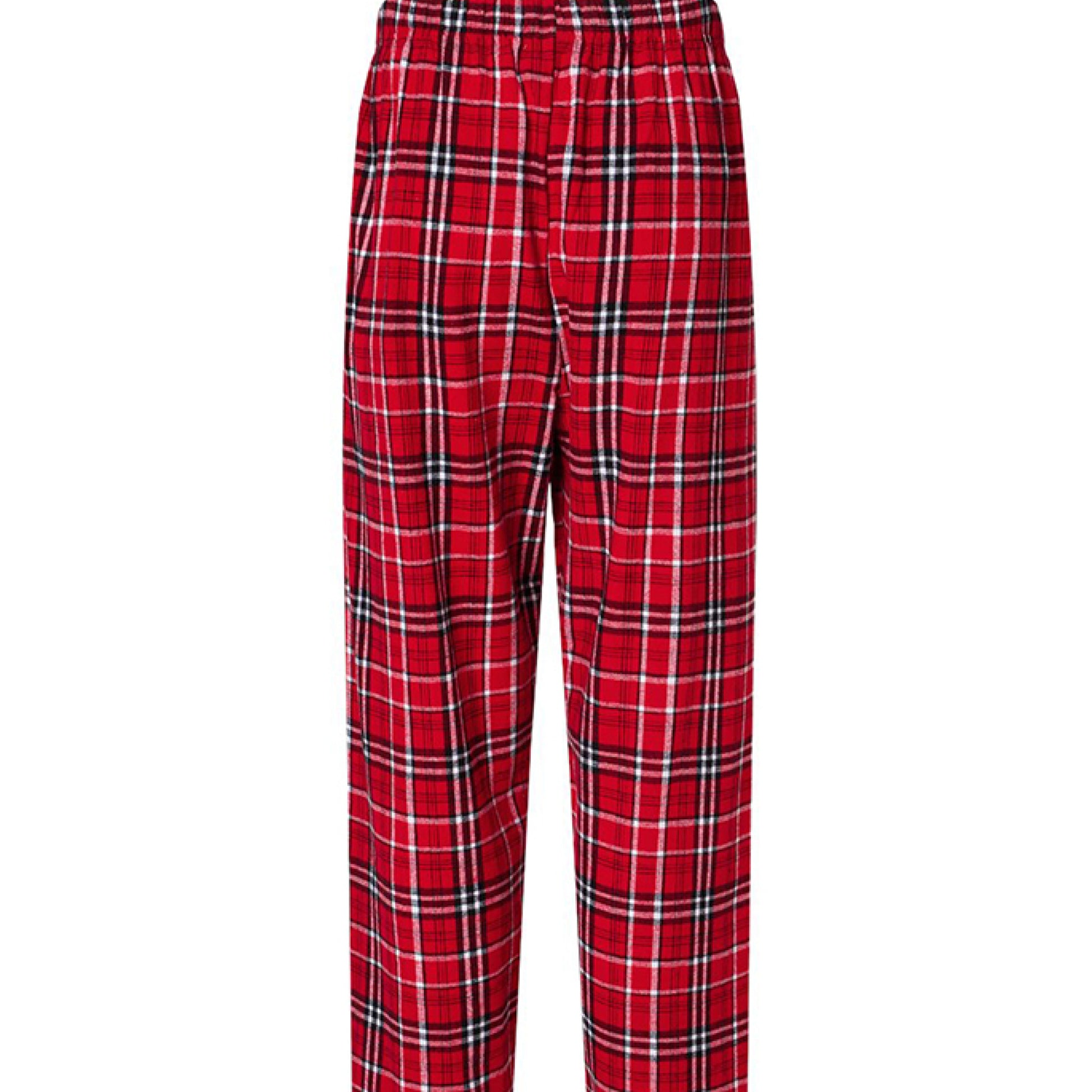 RED/ WHITE PLAID - BACK