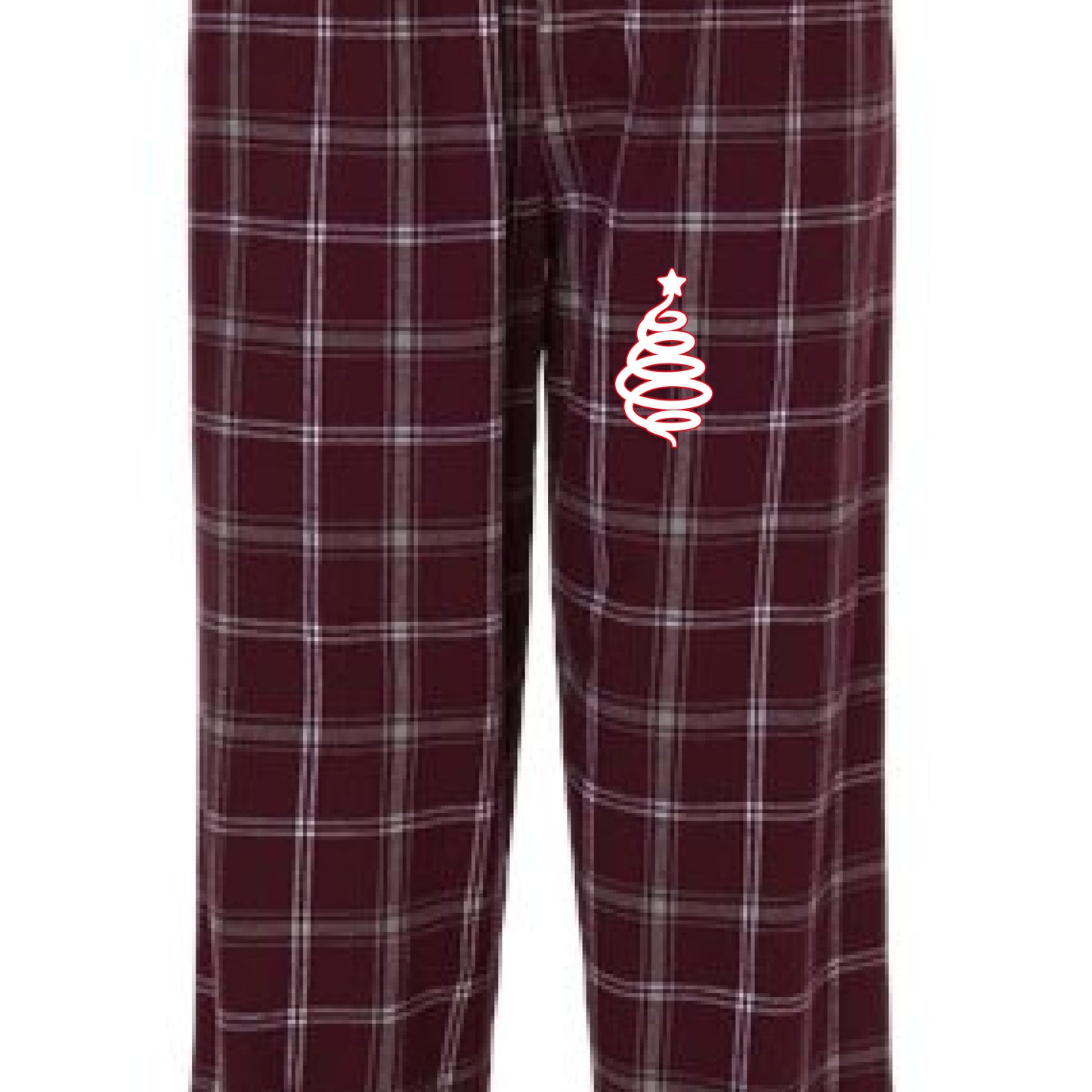 Varsity Maroon Oxford Plaid - FRONT
