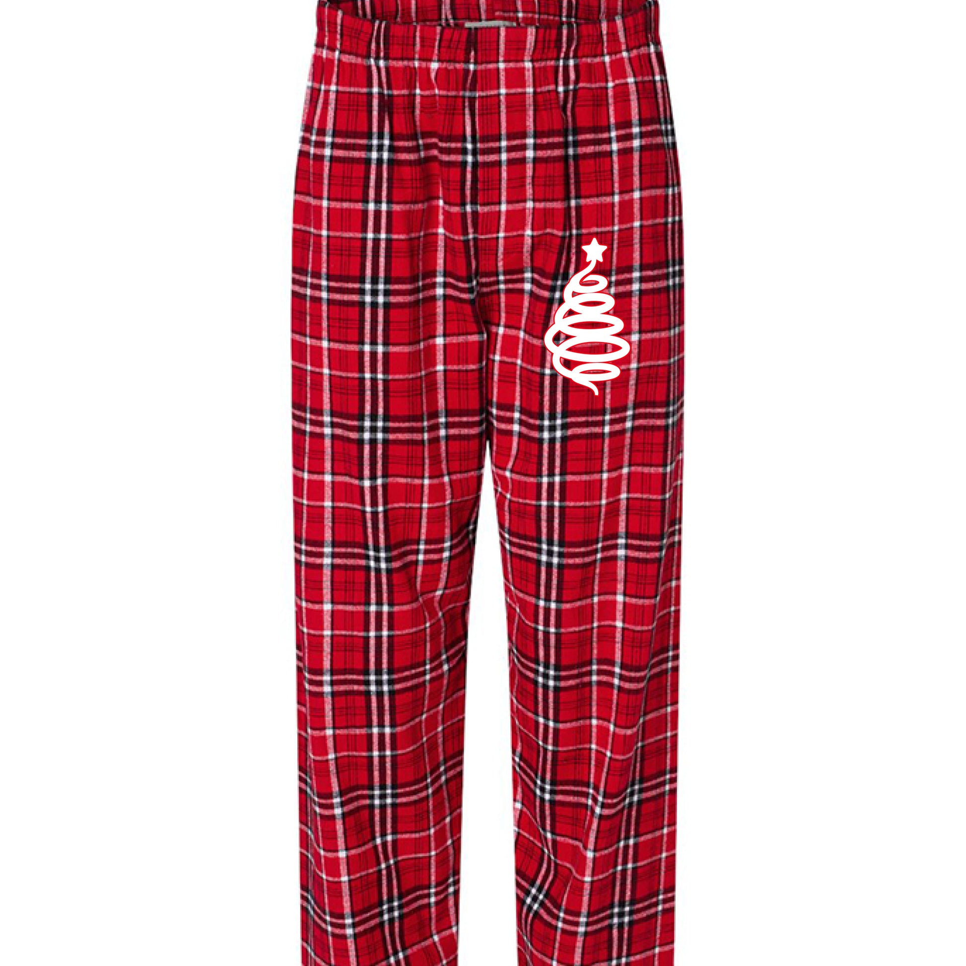 RED/ WHITE PLAID - FRONT