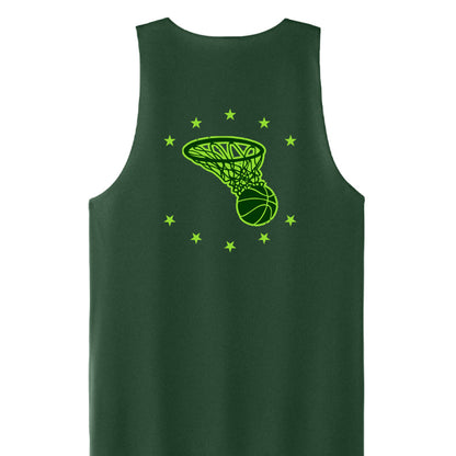 Forest Green/ White - BACK